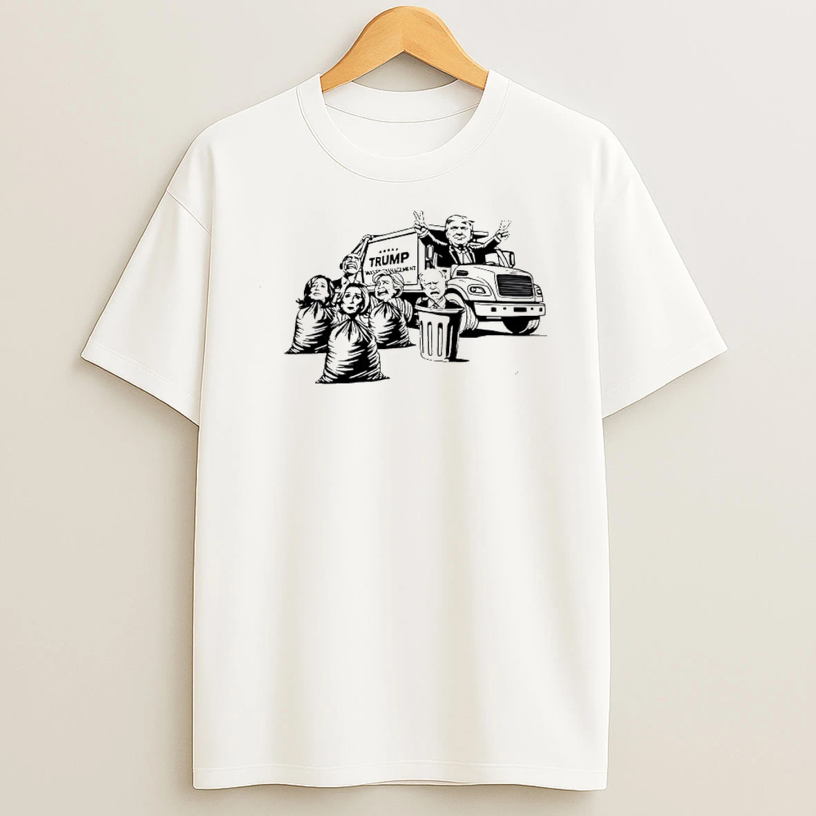 Trump Garbage Truck Waste Management Shirts