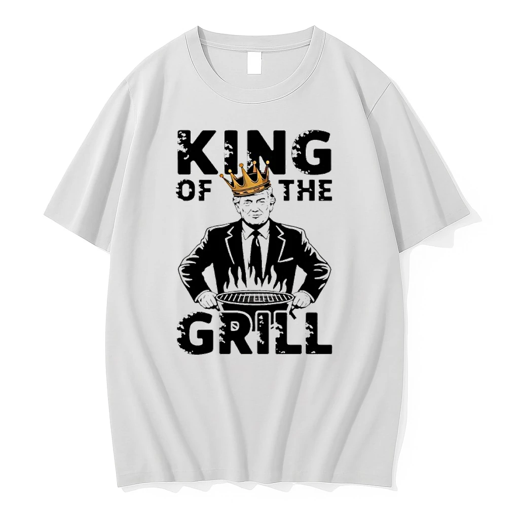 Trump King Of The Grill Patriotic Graphic Shirts