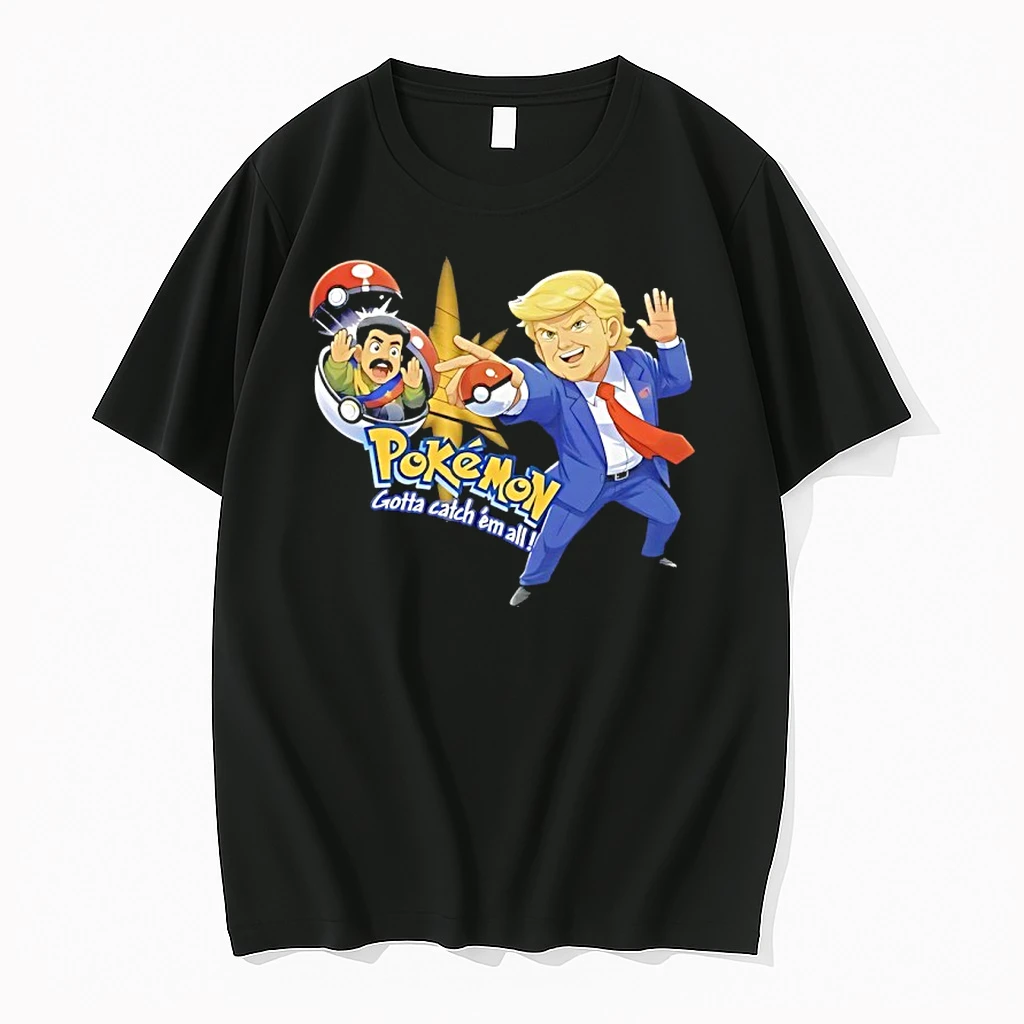 Trump Maduro Venezuela Gotta Catch Em All Pokemon Parody Shirts