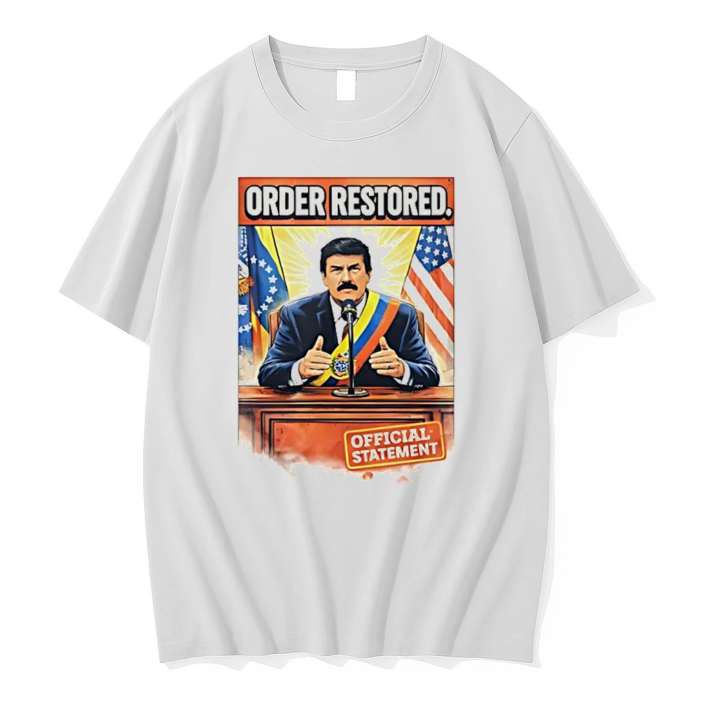 Trump Order Restored Statement Political Satire Shirts