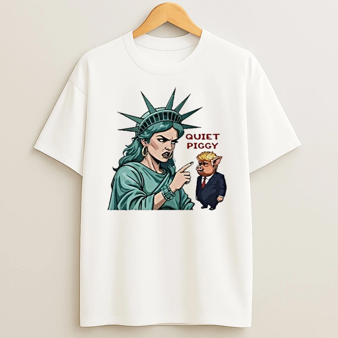 Trump Quiet Piggy Liberty Shirts