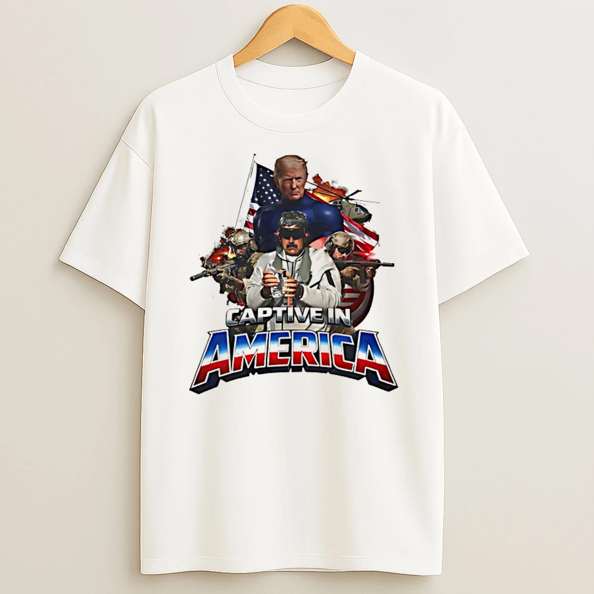 Trump And Maduro Captive In America Shirts