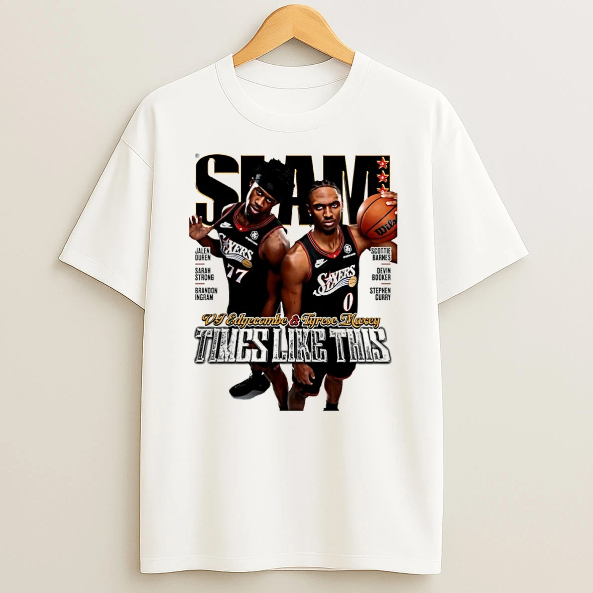 Tyrese Maxey And Vj Edgecombe Times Like This Slam Shirts