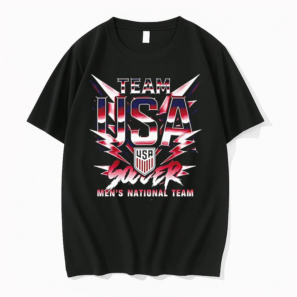 U S Mens National Soccer Team Logo Retro Shirts