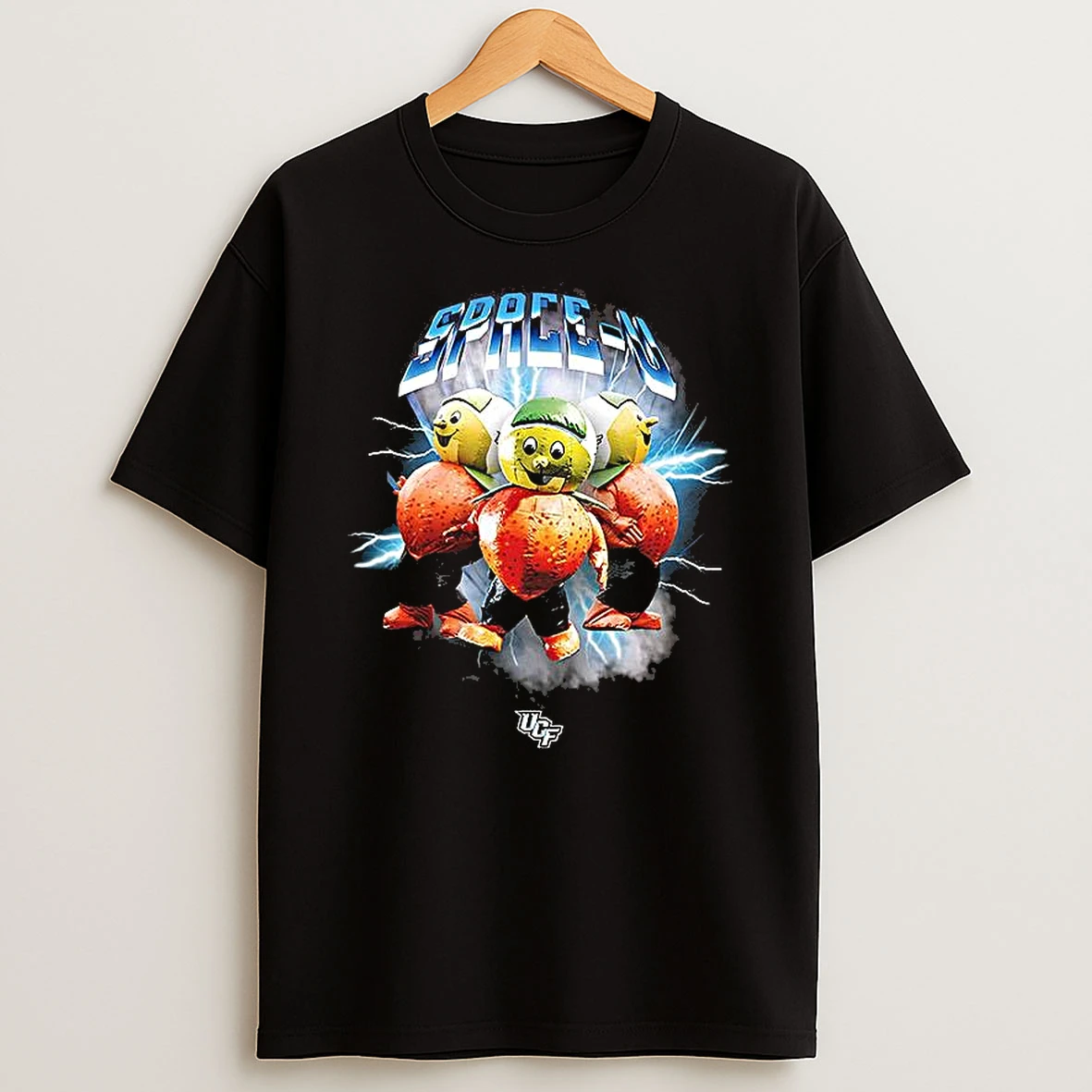 Ucf Space U Lightning Woman Shirts