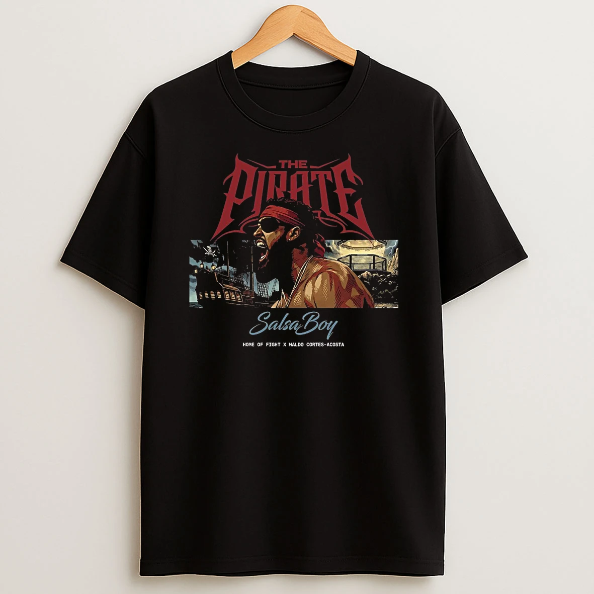 Ufc 324 The Pirate Salsa Boy Home Of Fight X Waldo Cortes Acosta Shirts