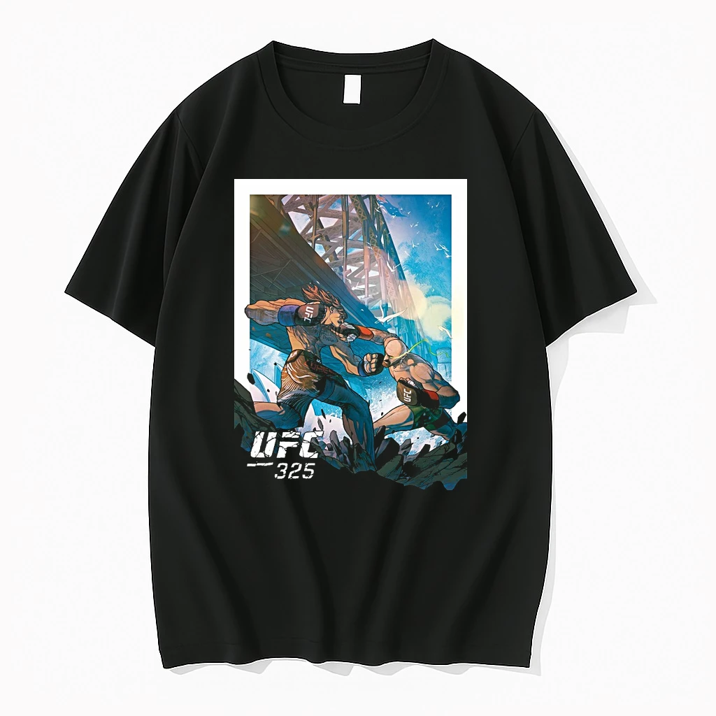 Ufc 325 Volkanovski Vs Lopes 2 Artist Series Comic Style Art T Shirts