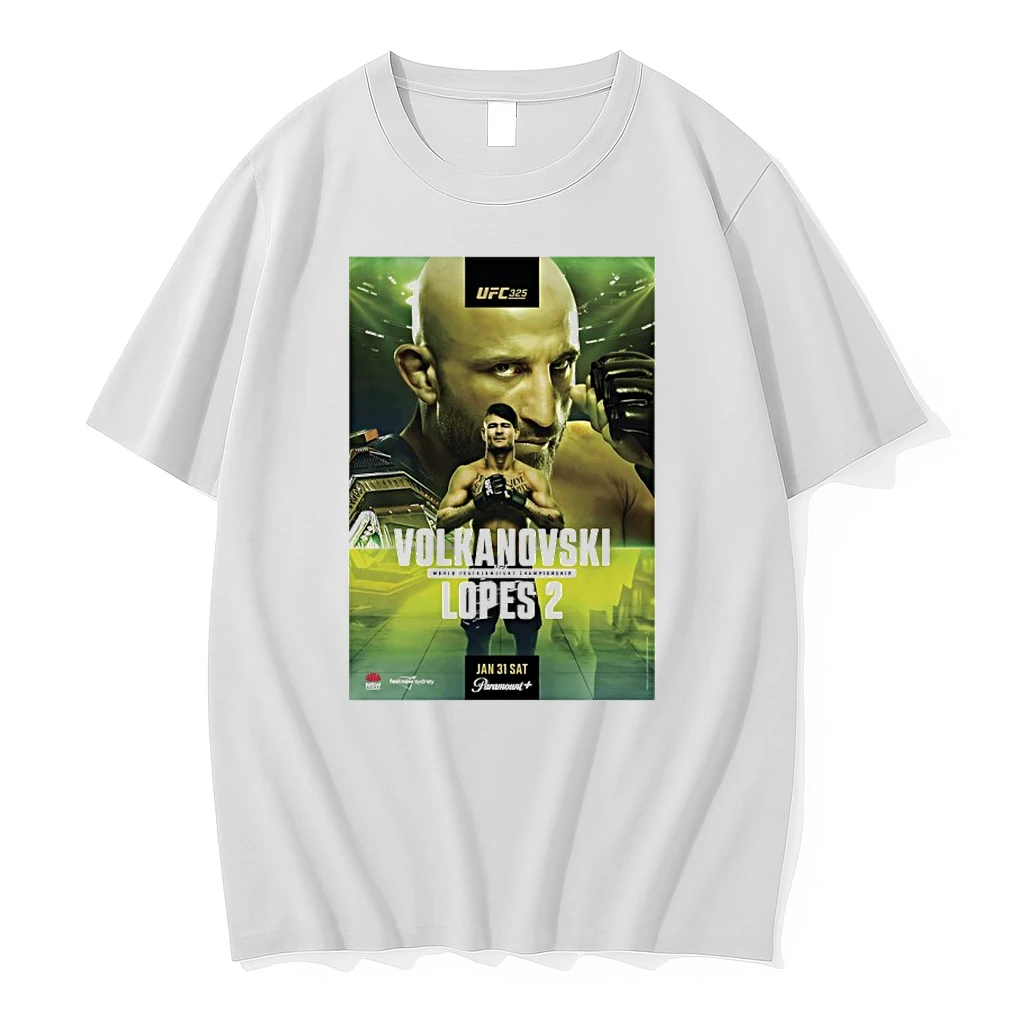 Ufc 325 Volkanovski Vs Lopes 2 Autographed Event Shirts