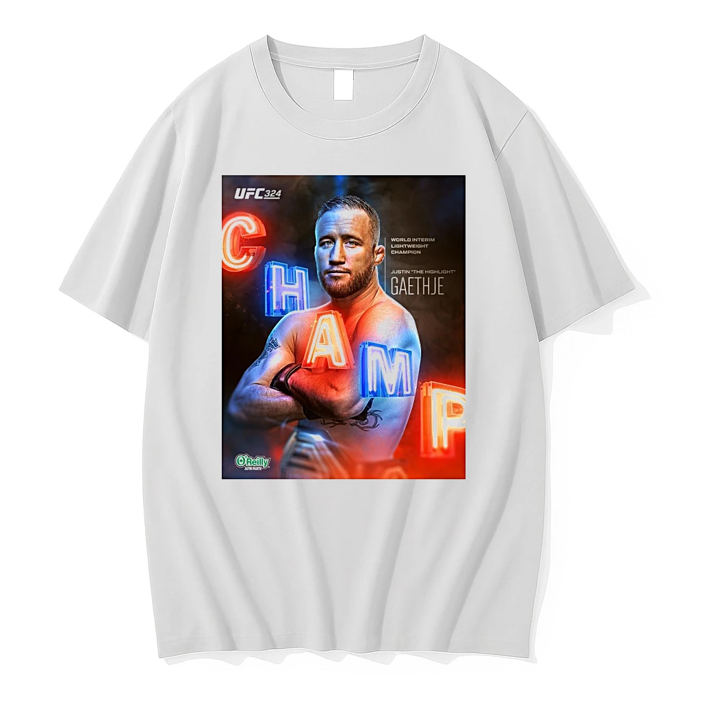 Ufc Justin The Highlight Gaethje World Interim Lightweight Champion Shirts