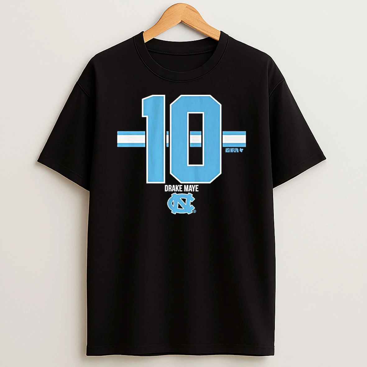 Unc Football Drake Maye 10 Stripe Shirts