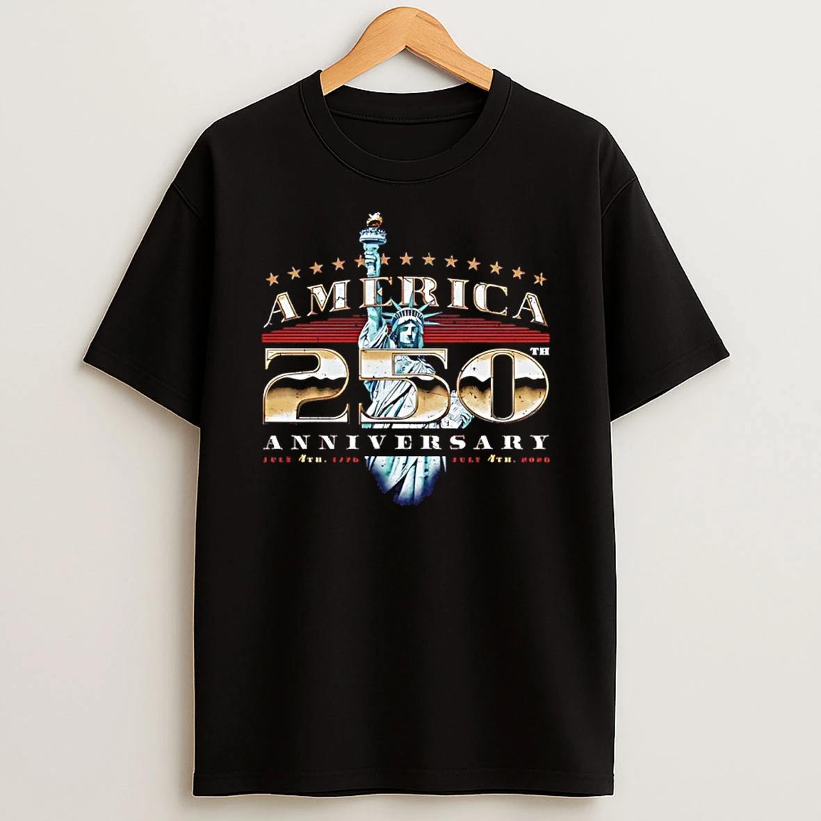 Usa America 250th Anniversary Statue Of Liberty Shirts