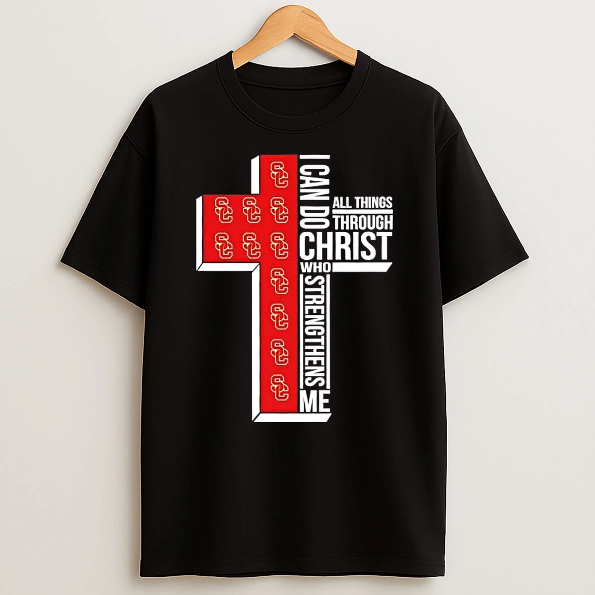 Usc Trojans I Can Do All Things Through Christ Shirts