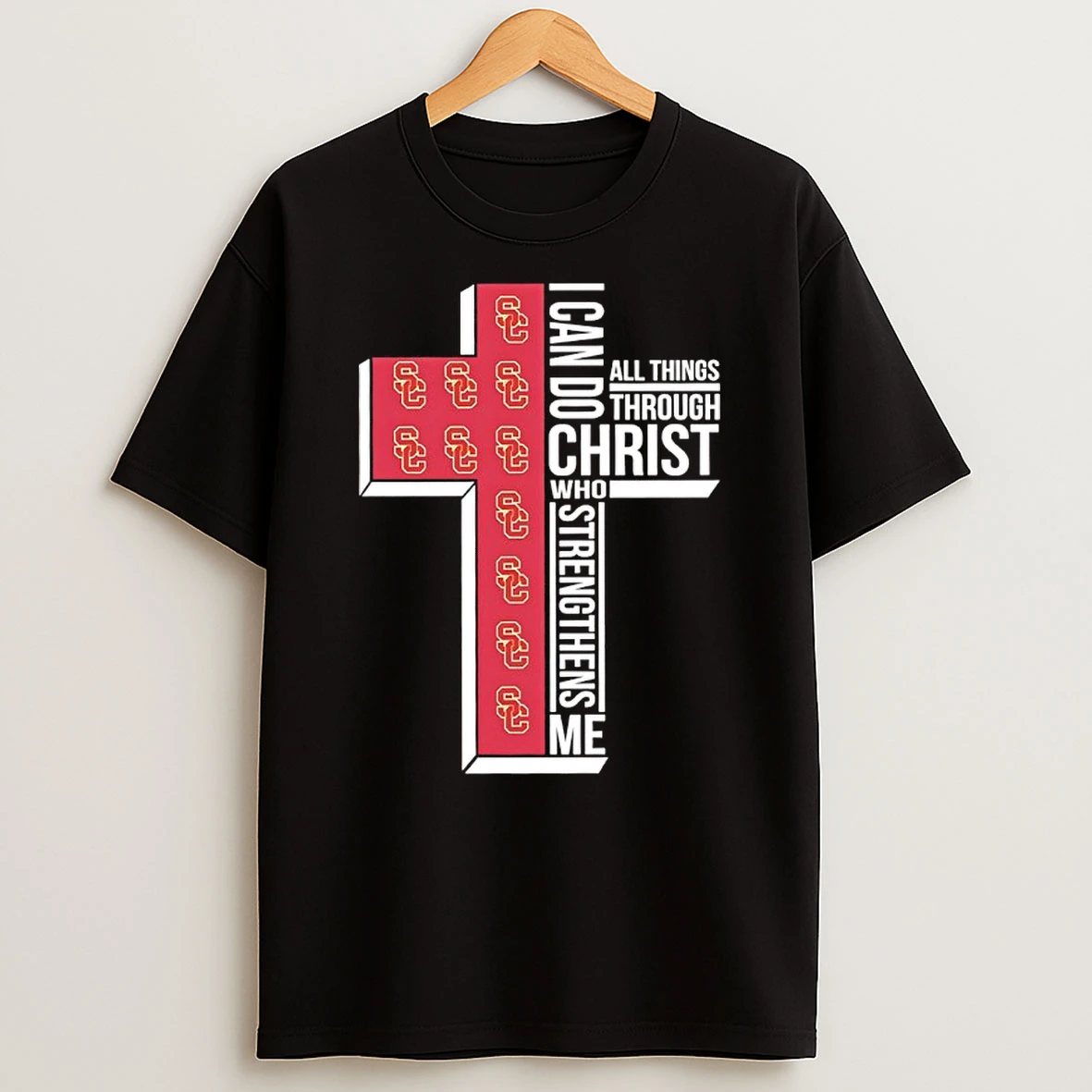 Usc Trojans Womens Basketball I Can All Things Do Through Christ Who Strengthens Me Shirts