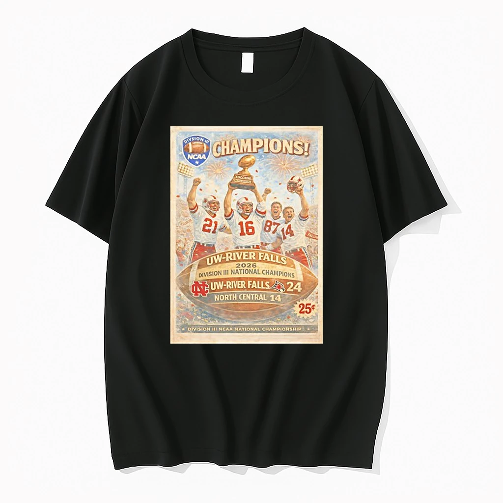 Uw River Falls Falcons 2026 Division Iii National Champions Shirts