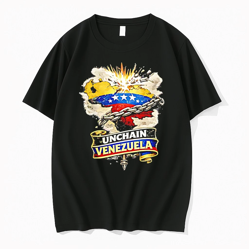 Unchain Venezuela Flag Breaking Chains Shirts