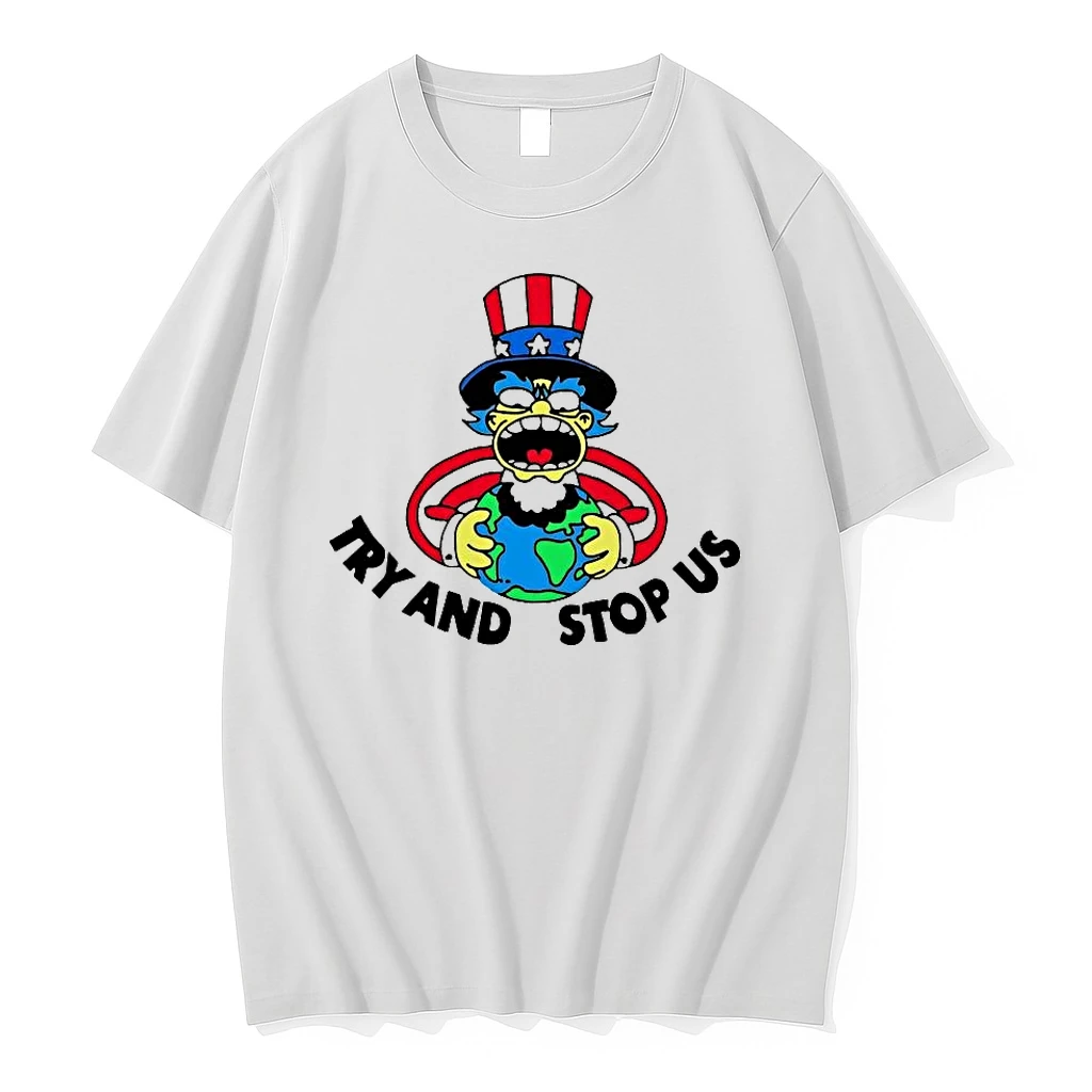 Uncle Sam Hug Earth Try And Stop Us Shirts