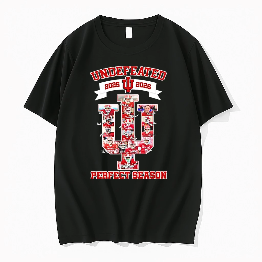 Undefeated 2025 26 Iu Football Perfect Season Shirts