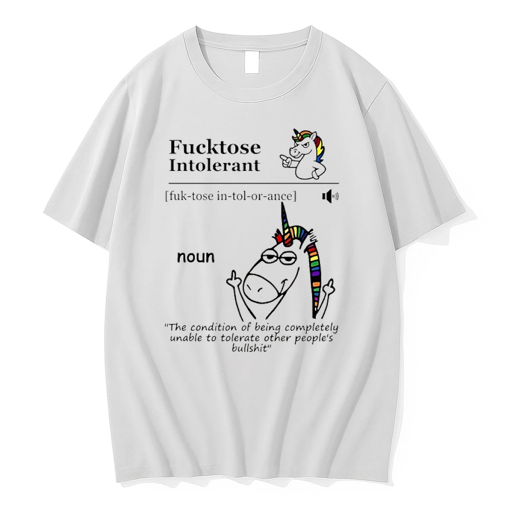 Unicorn Fucktose Intolerant Definition The Condition Of Being Completely Unable To Tolerate Shirts