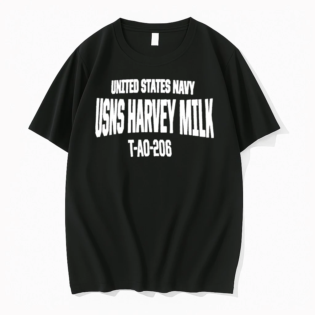 United States Navy Usns Harvey Milk T Ao 206 Shirts