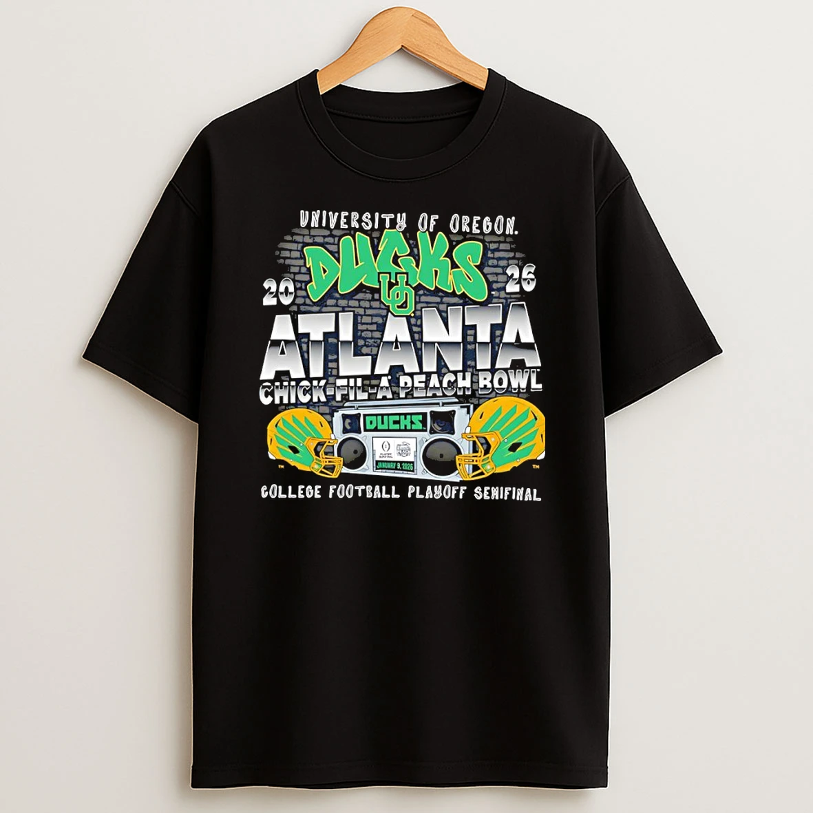 University Of Oregon 2026 Chick Fil A Peach Bowl Helmet Vintage Shirts