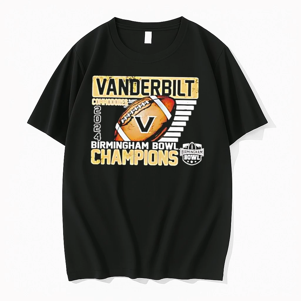 Vanderbilt Commodores 2024 Birmingham Bowl Champions Ball Shirts