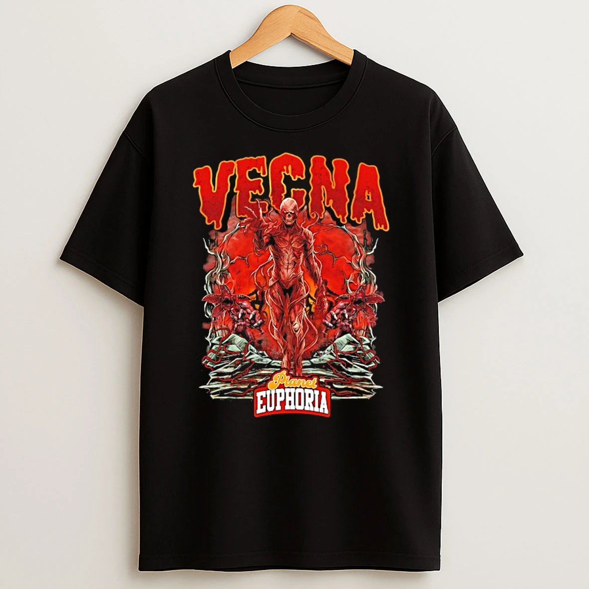 Vecna Stranger Things Graphic Vintage Shirts