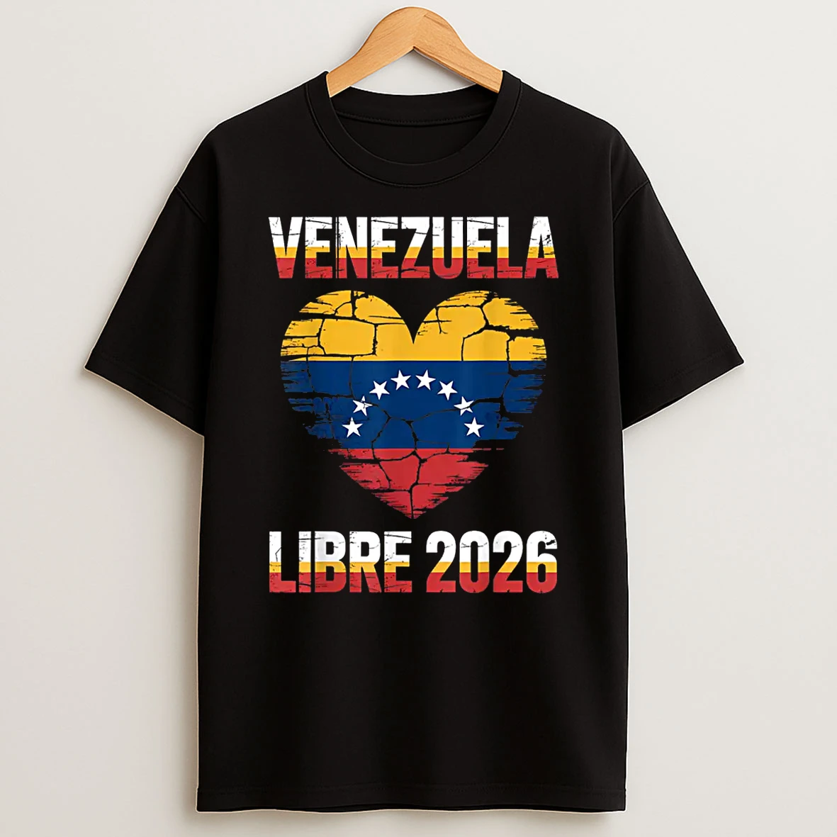 Venezuela Libre 2026 Free Venezuela Heart Flag Shirts