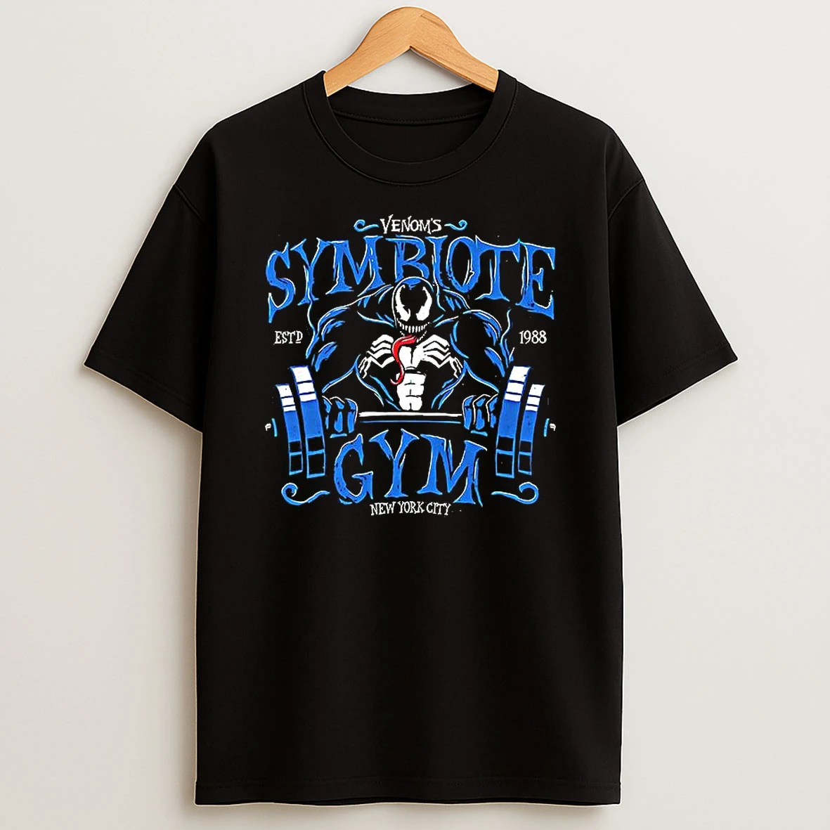 Venoms Symbiote Gym New York City Estd 1988 Comic Woman Shirts
