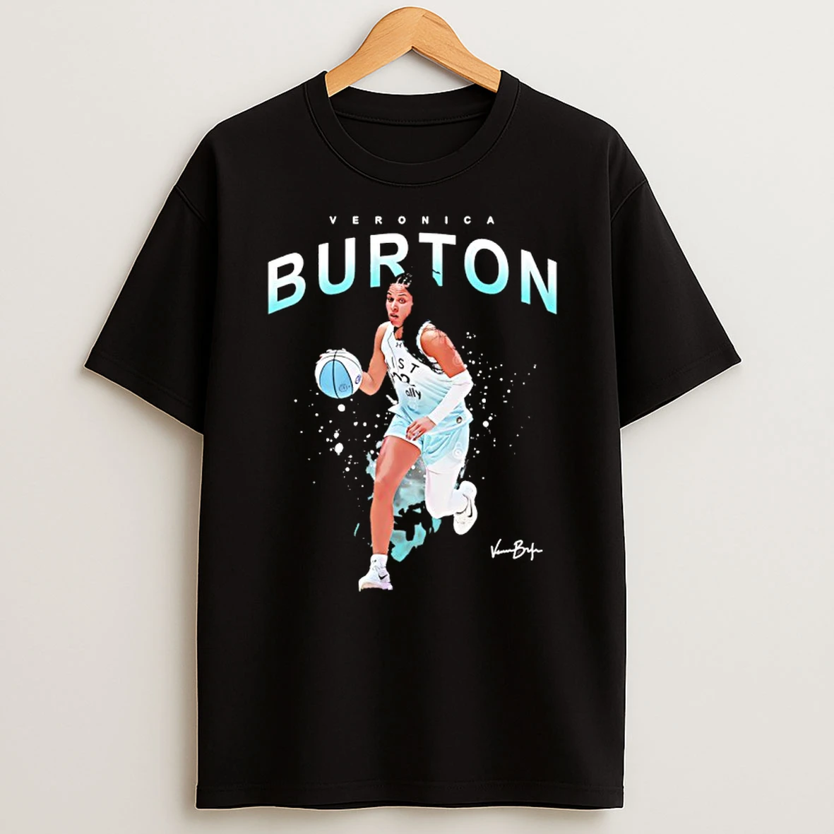 Veronica Burton Unrivaled Basketball Signature Graphic Shirts
