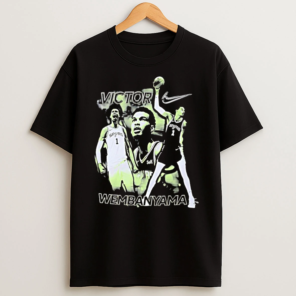 Victor Wembanyama San Antonio Spurs Player Graphic Vintage Shirts