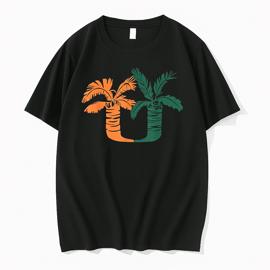 Vintage Classic 90s Miami Palm Trees Um Shirts