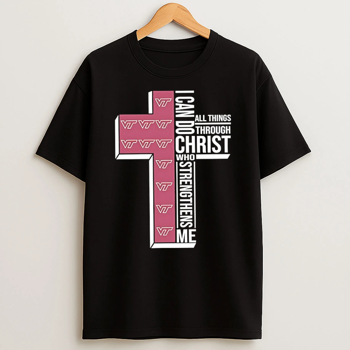 Virginia Tech Womens Basketball I Can All Things Do Through Christ Who Strengthens Me Shirts