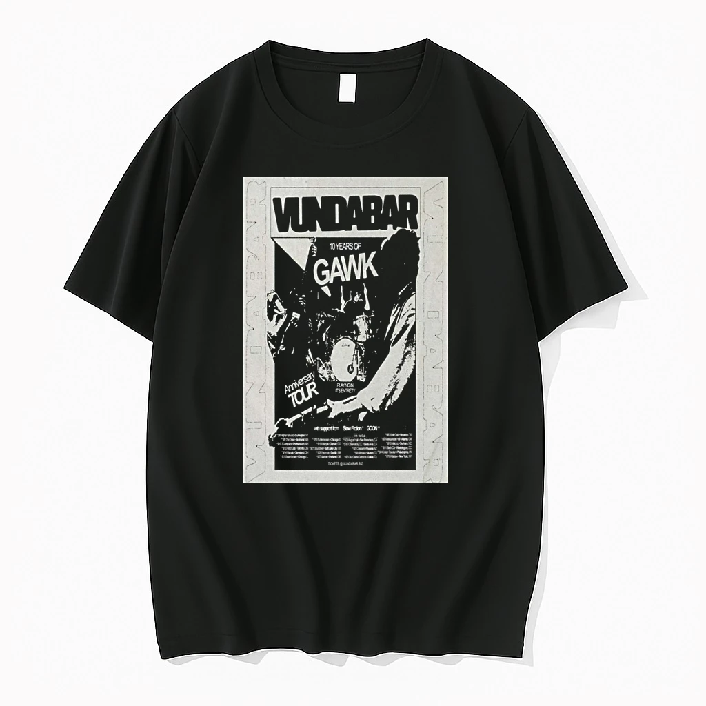 Vundabar 10 Years Of Gawk North America 2026 Tour Shirts