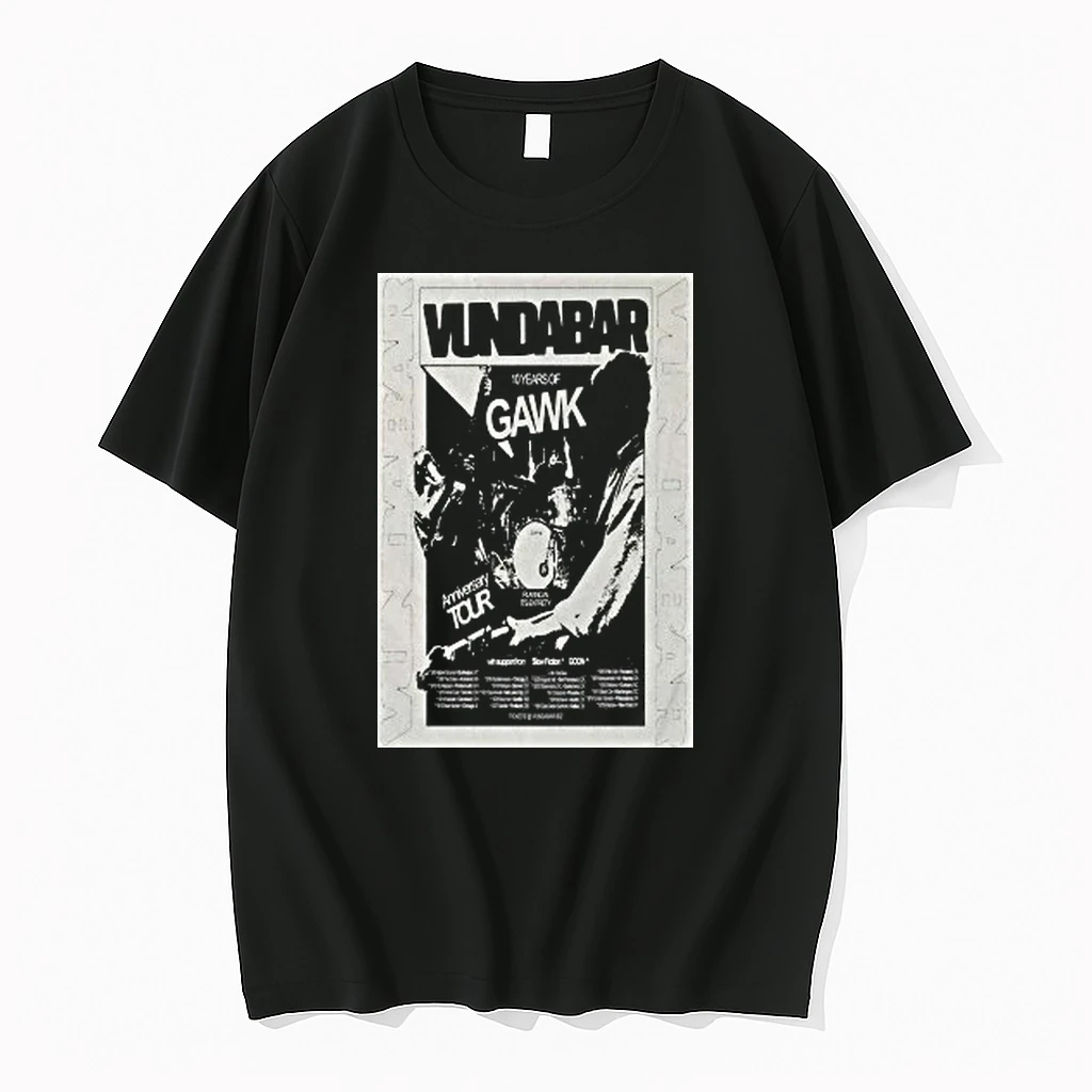 Vundabar 10 Years Of Gawk North America Tour 2026 Shirts