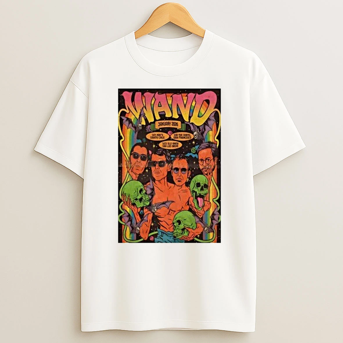 Wand January 2026 California Tour Shirts