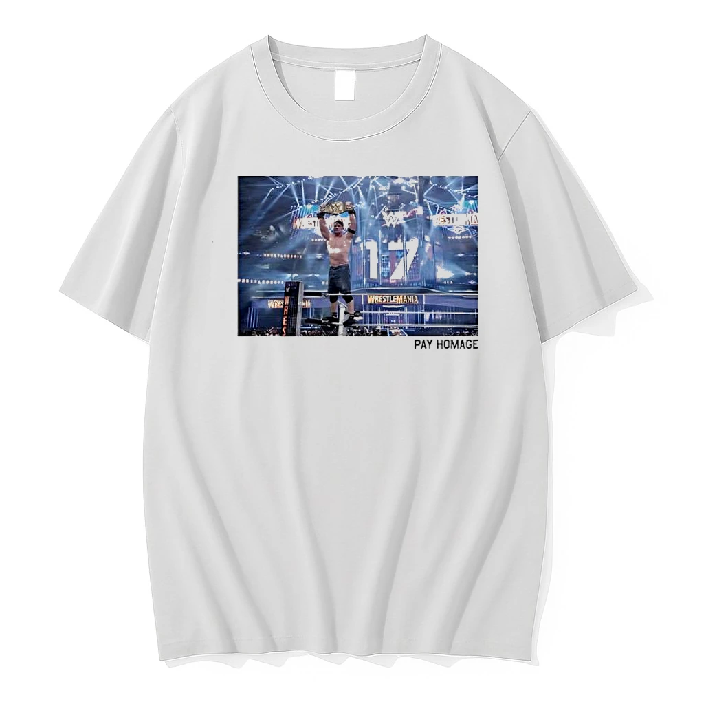 Wwe John Cena Pay Homage Picture Shirts