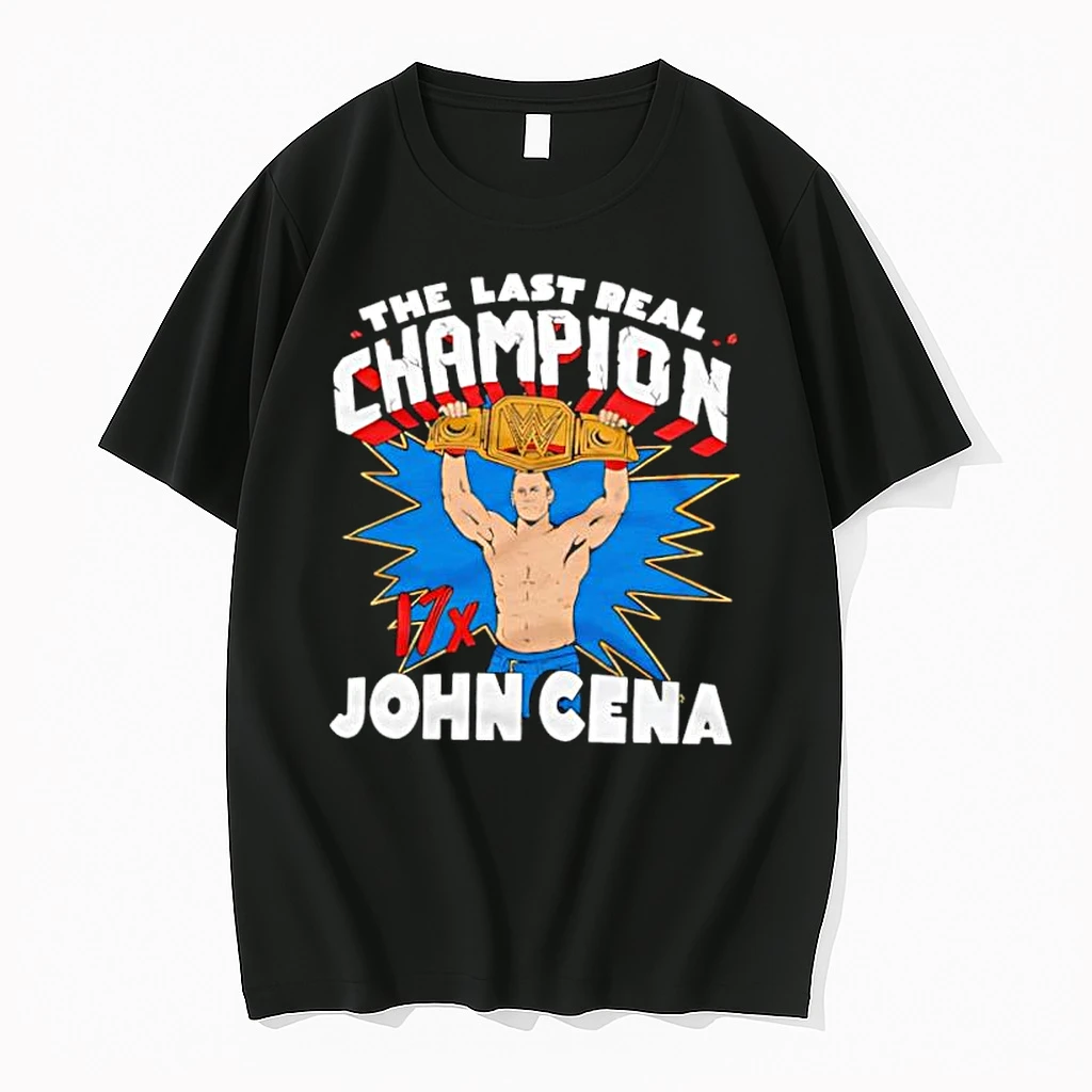 Wwe John Cena The Last Real Champion Retro Shirts