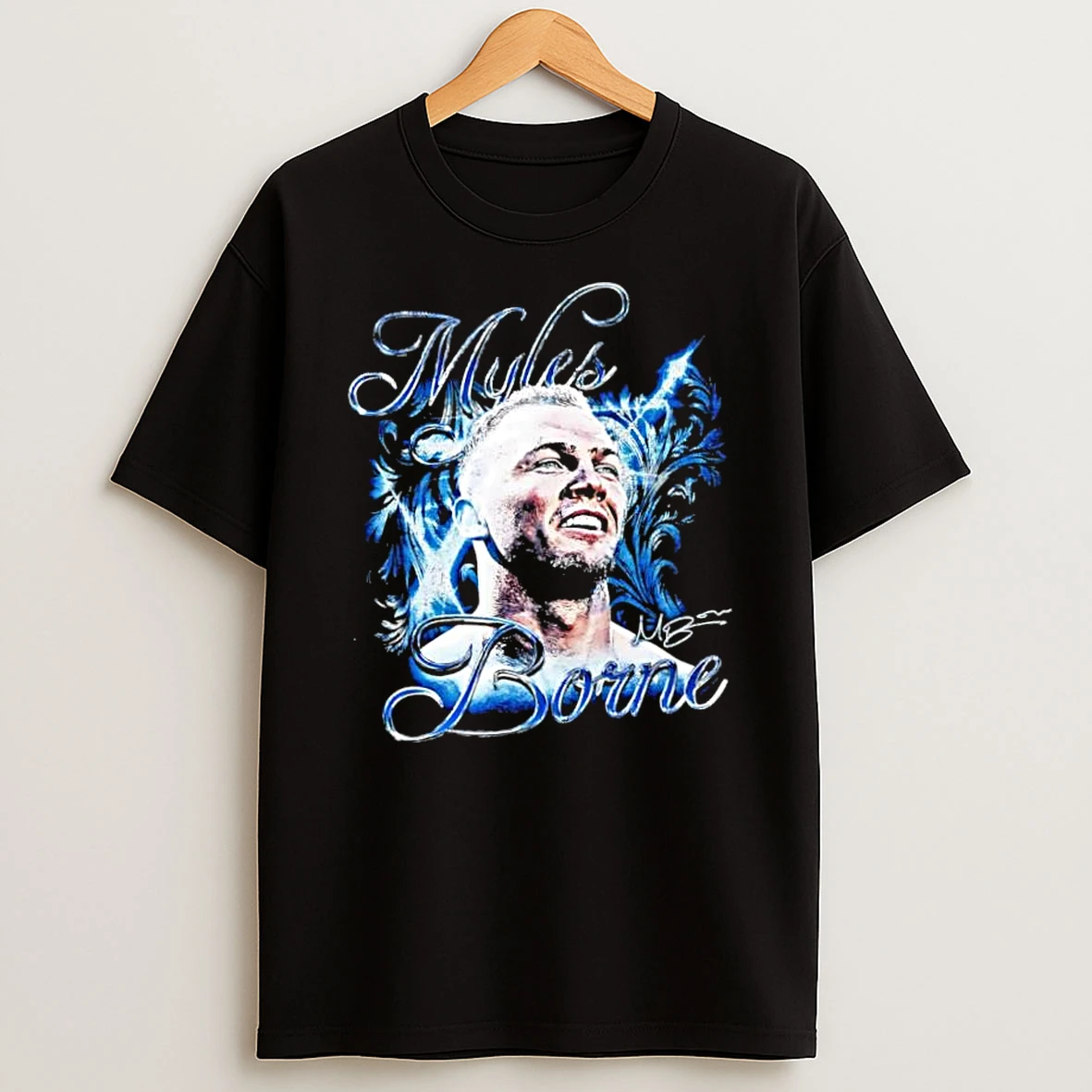 Wwe Myles Borne Graphic Retro Shirts
