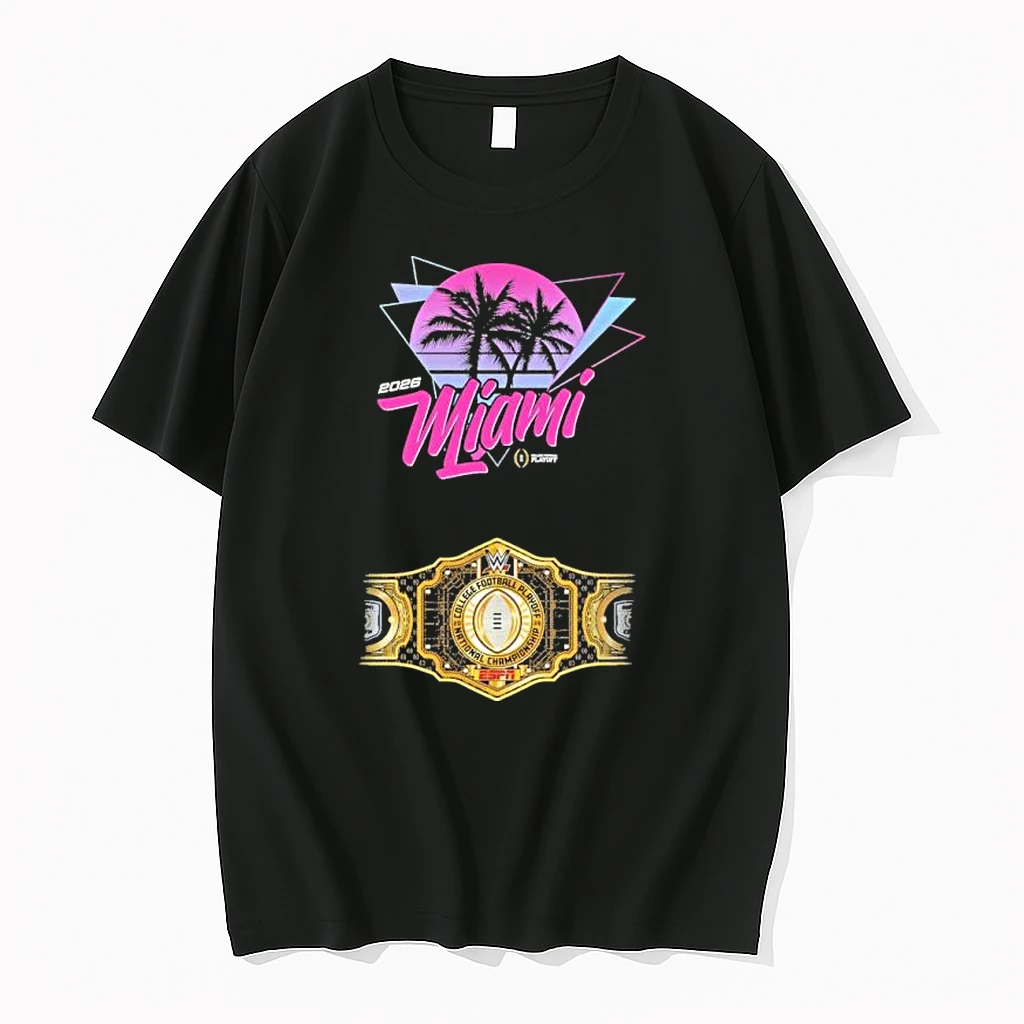 Wwe X Cfp National Championship Title Belt Shirts