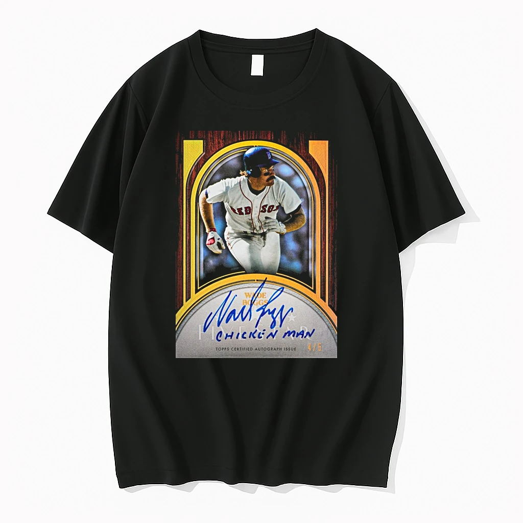 Wade Boggs Chicken Man Topps Certified Autograph Issue Signature Shirts