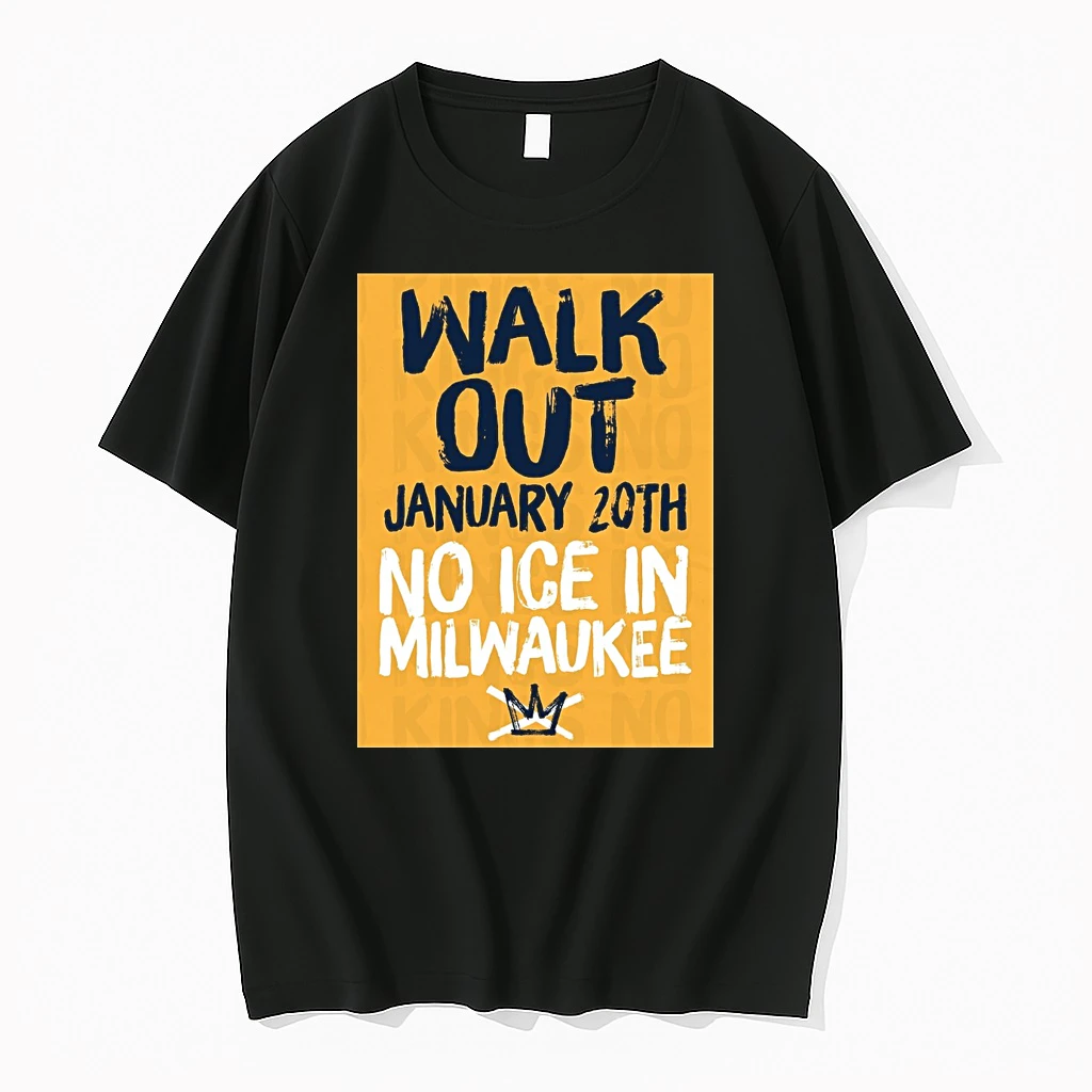 Walk Out January 20th 2025 No Ice In Milwaukee Shirts