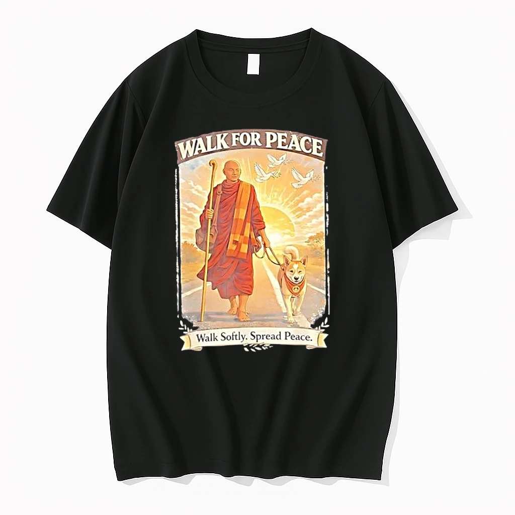 Walk For Peace Walk Softly Spread Peace Shirts