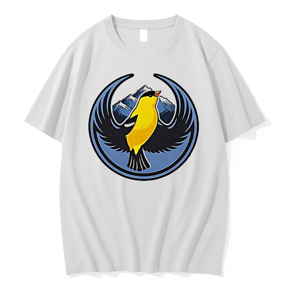 Washington American Goldfinch Resistance Bird Logo Woman Shirts
