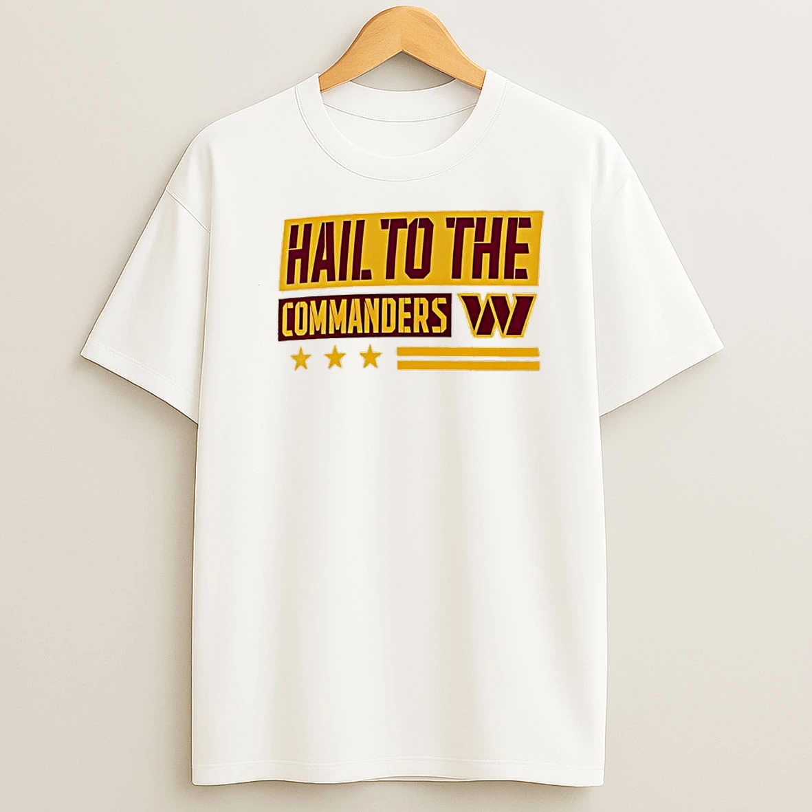 Washington Commanders Fanatics Cream Team 2026 Shirts