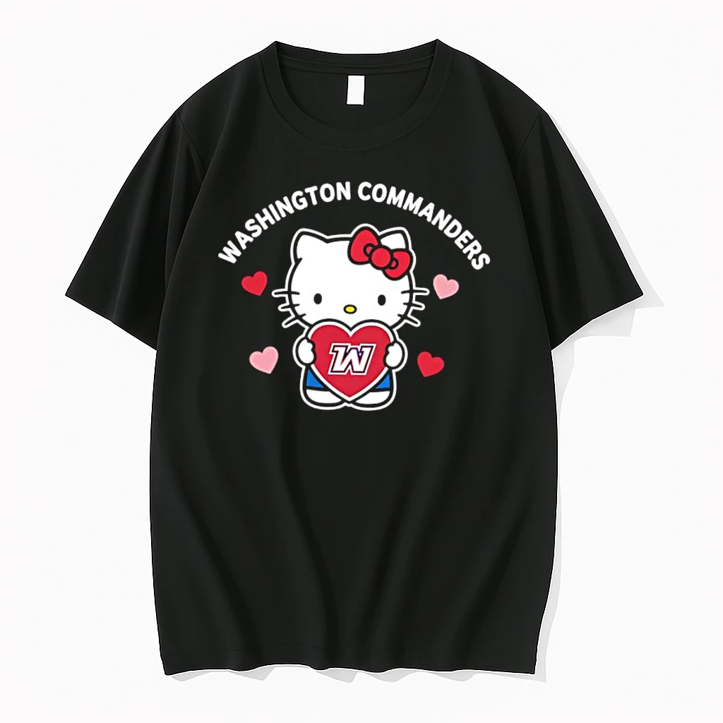 Washington Commanders Hello Kitty Valentine Cute 2026 Shirts