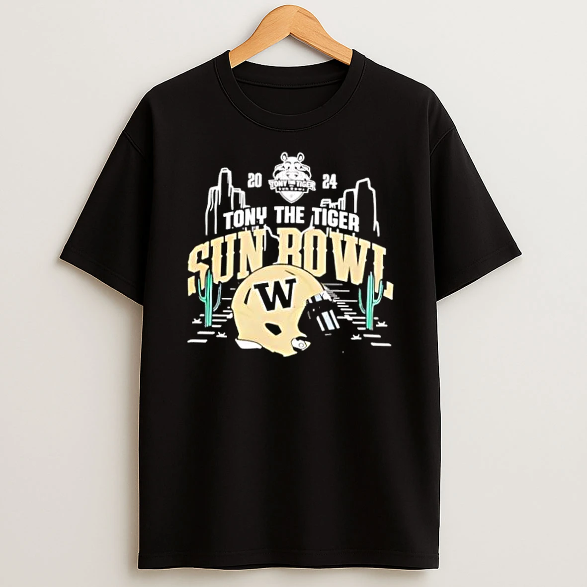 Washington Huskies 2024 Sun Bowl Helmet Shirts