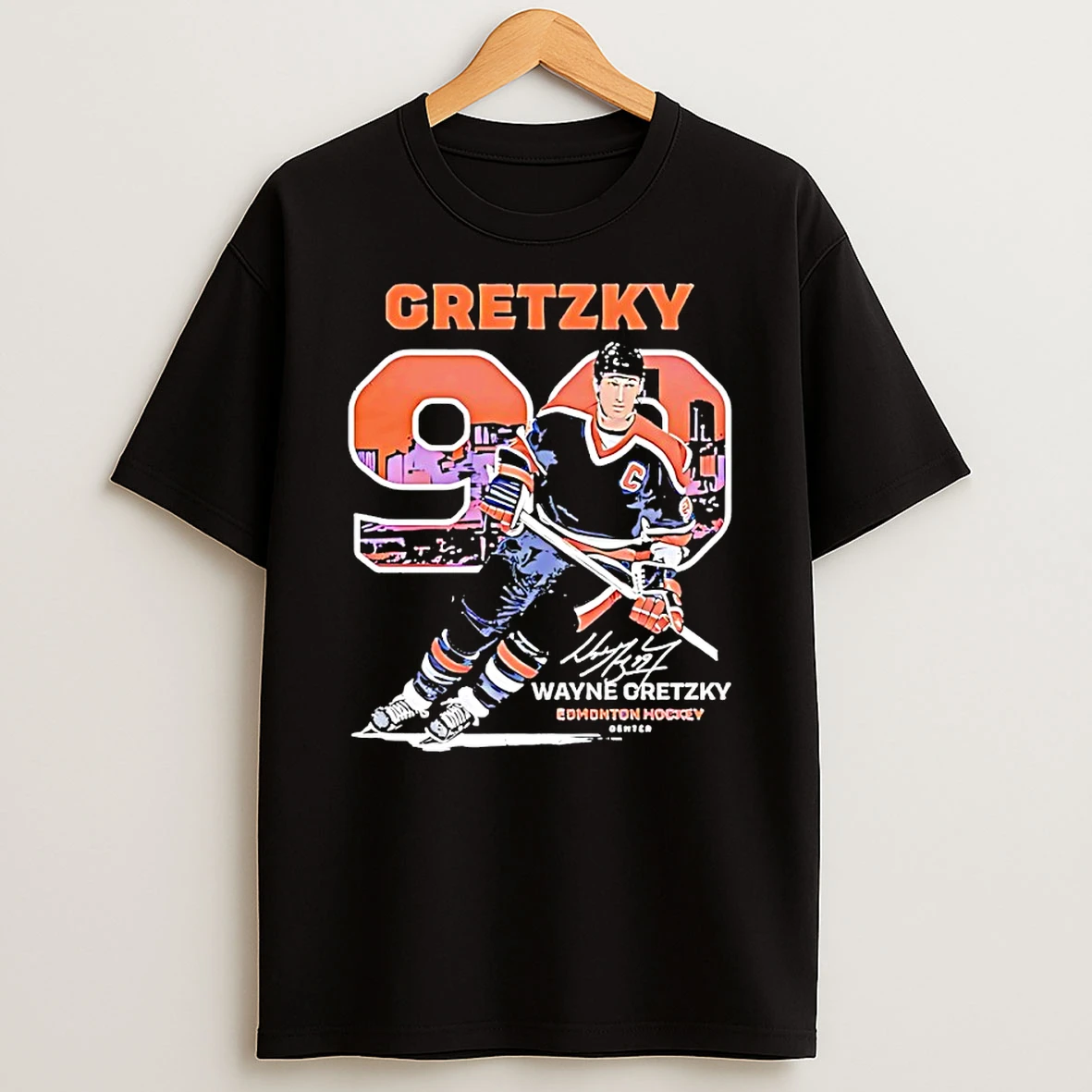 Wayne Gretzky 90 Edmonton Hockey Signature Shirts