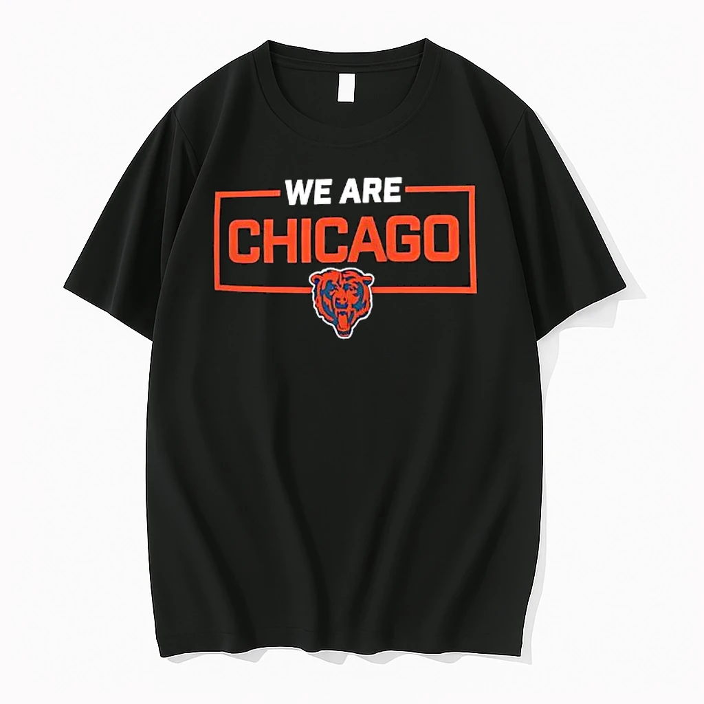 We Are Chicago Bears Football Team Head Logo Sports Fan Shirts