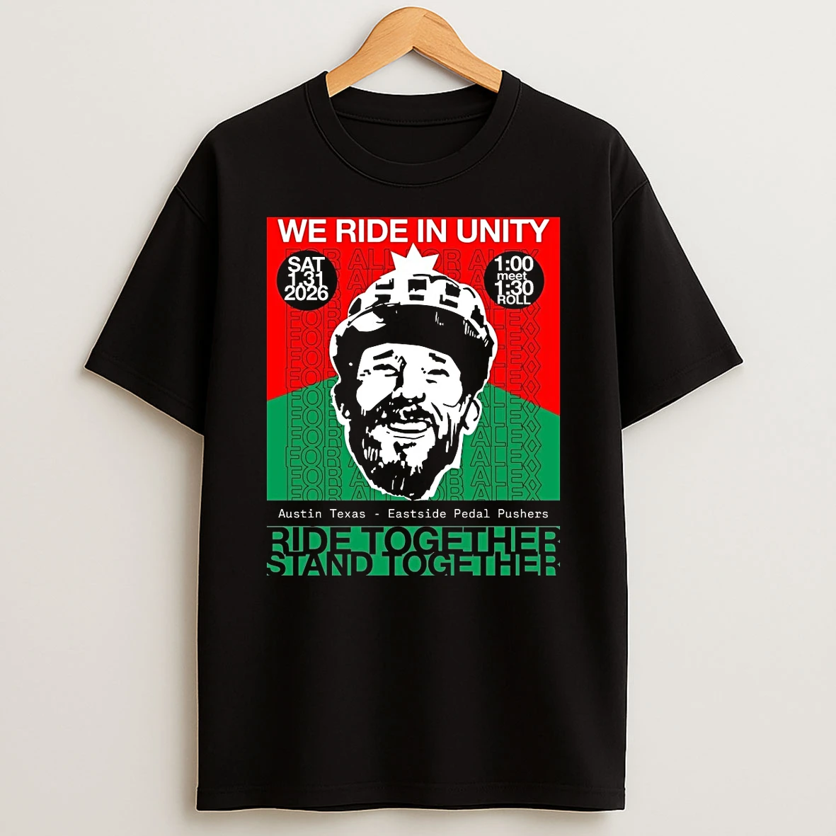 We Ride In Unity Austin Texas Eastside Pedal Pushers Ride Together Stand Together Shirts