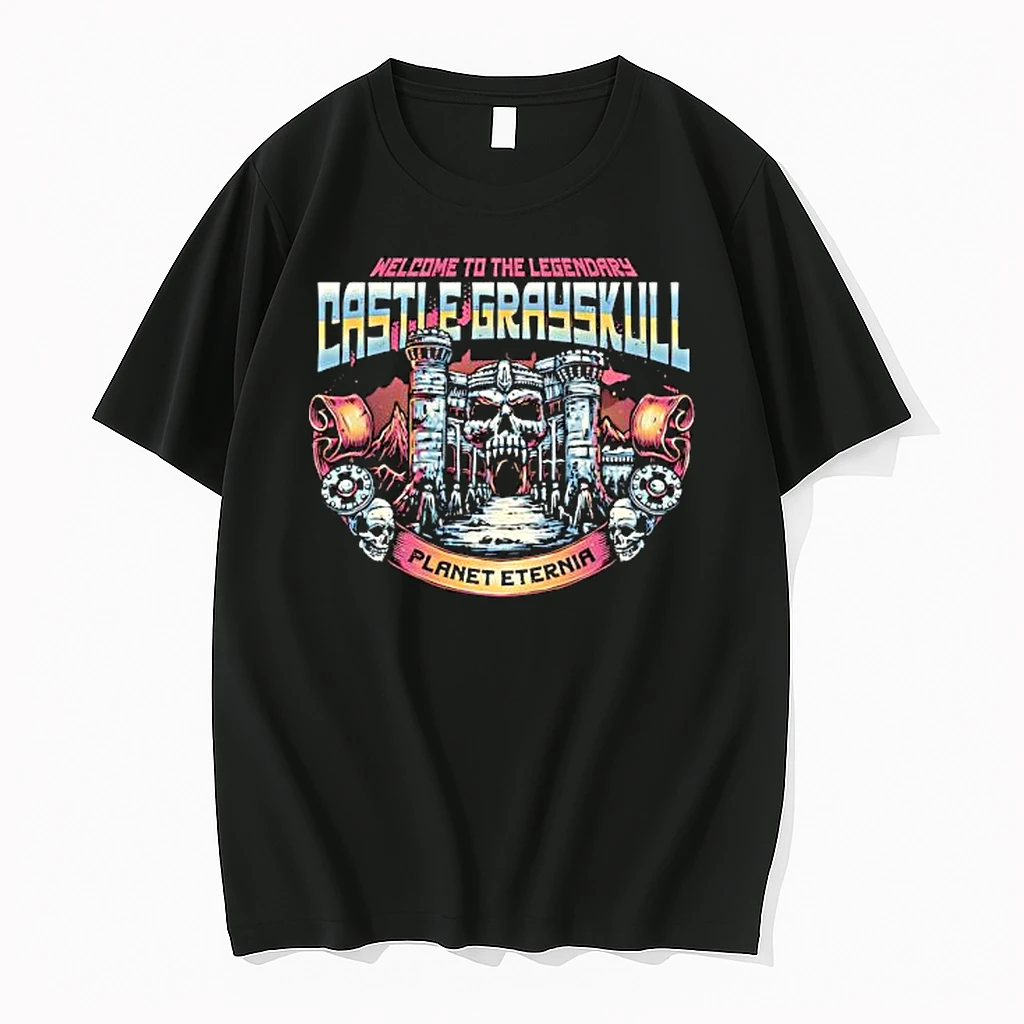 Welcome To The Legendary Castle Grayskull Planet Eternia Skull Fortress Graphic Shirts